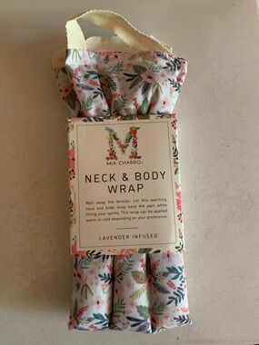 NEW Mia Charro Warming Neck & Body Wrap Lavender Infused